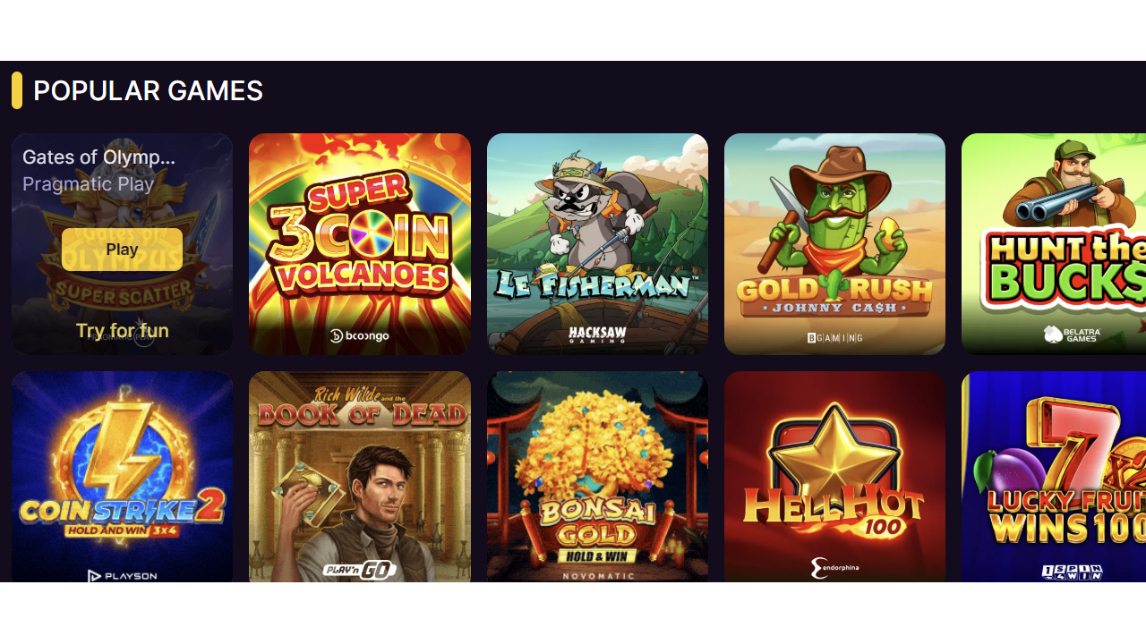 Mamabet Casino games